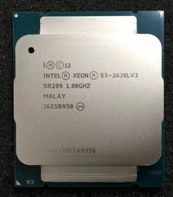Intel Xeon E5-2630L V3 E5-2630Lv3 Eight Core 1.80GHz 20MB LGA2011-3 CPU SR209 - Image 1 of 3