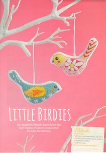Patrones de revista de punto de cruz Little Birdies + Love What You Do - Imagen 1 de 2