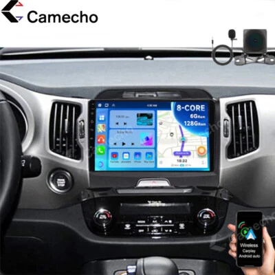 6+128GB Android 13 Autoradio Carplay Für KIA Sportage 3 2010-2016 Navi RDS WIFI - Bild 1 von 4