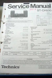 Service Manual-Anleitung für Technics ST-CH530 ,ORIGINAL - Picture 1 of 1
