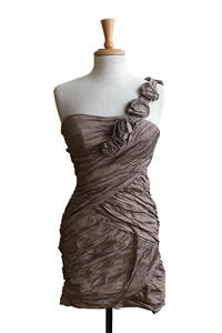 NWT bcbg maxazria One Shoulder Bodycon dress 10 - Picture 1 of 3
