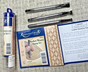 Set di 3 strumenti per timbratura in pelle per timbratura in tessuto T8051 - Foto 1 di 7