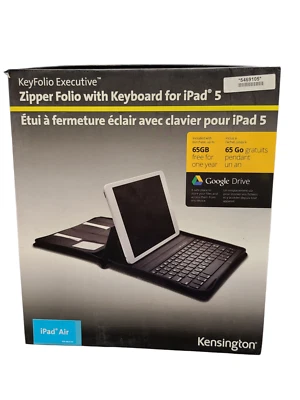 Kensington KeyFolio  Keyboard For Ipad 5 (ipad Air) K97008US.  NEW - Image 1 of 4
