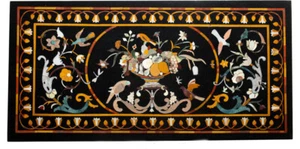 48" x 24" dining Pietra dura Table Top Marble Top inlay handmade Home inlay Art - Picture 1 of 1