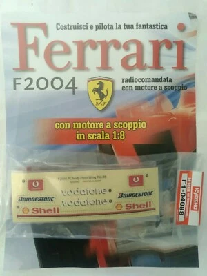 Ferrari Formula 1 F2004 De Agostini Kyosho a Scoppio Ricambio N°88 04088 Nuovo  - Immagine 1 di 3