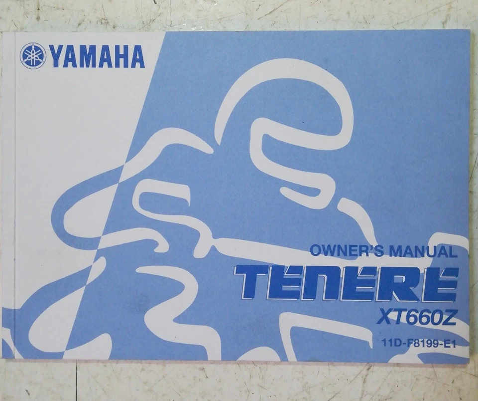YAMAHA XT660 TENERE OWNER'S MANUAL 2010   11D-F8199-E1       (D68) - Image 1 of 2