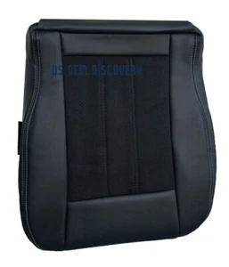 2013-2017 Fits Dodge Grand Caravan Vinyl Seat Cover Driver Side Bottom Black - Picture 1 of 5