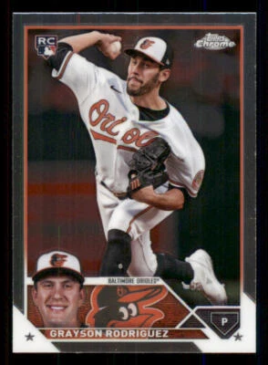 2023 Topps Chrome Update #USC98 Grayson Rodriguez RC - Image 1 of 2