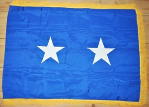 Phila. Quartermaster Depot Marked 2 Star General Field Flag - VN Era - Picture 1 of 6