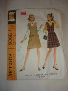Vintage 1968 Sewing Pattern Jumper & Shirt Size 12 - Picture 1 of 2