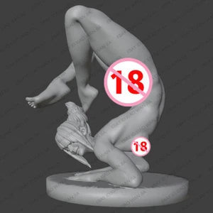Sexy Yoga Girl Nsfw Stampa 3D Resina Modellino Modellino Kit 1/24 Non Assemblato Non Verniciato - Foto 1 di 2