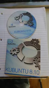 Rare Vintage Kubuntu Linux 8.10 Desktop Edition Official Live CD - Picture 1 of 2