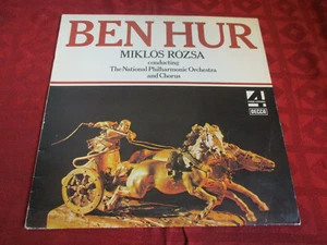 LP OST MIKLOS ROZSA BEN HUR  PHASE 4 STEREO DECCA UK 1977 - Picture 1 of 5