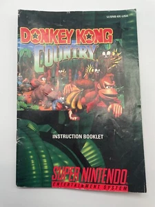 Manual de instrucciones SNES Donkey Kong Country - Imagen 1 de 3