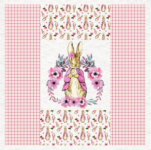 Paneles artesanales de tela Beatrix Potter Peter Rabbits Flopsy 100 % algodón o poliéster - Imagen 1 de 1