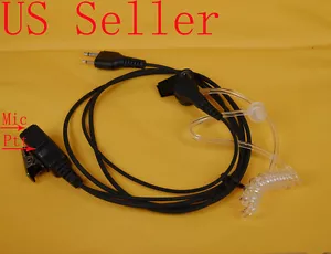 Acoustic Headset/Earpiece For Icom Radio IC-F3011 IC-F4011 IC-F3021 IC-F4021 New - Picture 1 of 3