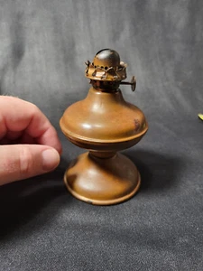 Vintage, Antique,Miniature, Copper, Oil/Kerosene Lamp - Picture 1 of 16