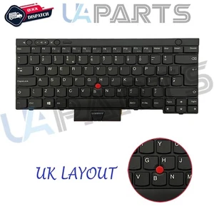 For Lenovo ThinkPad T430 T530 X230 L430 T530 UK Keyboard Pointer 04X1230 04X1269 - Afbeelding 1 van 3