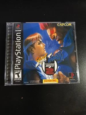 Street Fighter Zero 2 PS1 Replacement Case - NO GAME NO MANUAL - Image 1 of 3