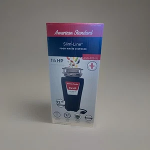 American Standard Slim Line 1,25 PS Lebensmittelabfallentsorger schwarz - Bild 1 von 4