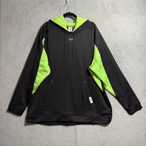 Boombah Hoodie Sweat Shirt Men’s 3xl Xxxl Navy Neon Green Pockets Activewear - Picture 1 of 10