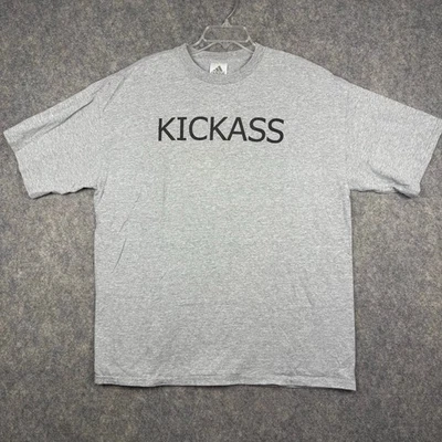 Adidas Hombre KICKASS Camiseta Gris Negro Talla XL 257 Foto 1 de 4