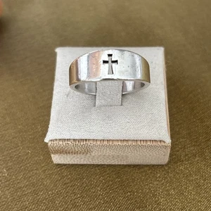 James Avery Sterlingsilber Kreuzkreuz Größe 10,5 Ring - Bild 1 von 7