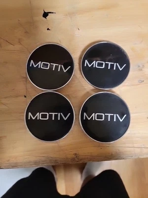 Motiv Wheels Black Pop In Center Cap Part # 831K67 (LG1708-05) 1 used cap - Image 1 of 4