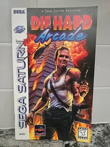 Die Hard Arcade (Sega Saturn, 1997) Manual Only - Picture 1 of 8
