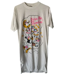 Vintage 80s Women's Doin the Slumbaa Shirt Extra Large Sheep Graphic Funny - Picture 1 of 8