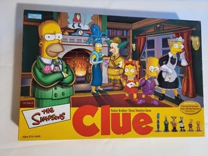 The Simpsons Clue Board Game 2nd Edition Parker Brothers 2002 - Picture 1 of 9