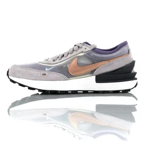 Nike Waffle Running Shoes, One Summit Big KID White/Red Bronze, 4Y (US) - Picture 1 of 8