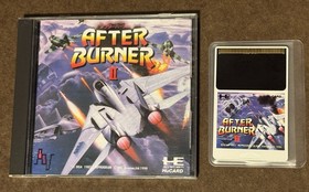 After Burner II PC Engine NEC HuCard Japan Import US Seller TESTED