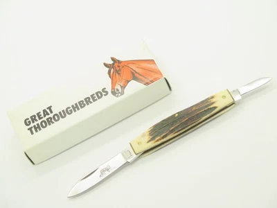 Vintage 1976-1978 Parker Frost Imai Seki Japan Mink 2.87" Stag Folding Knife - Image 1 of 4
