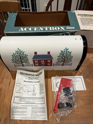 Buzón Rural Decorativo Casa de Campo Bacova De Colección Nuevo Antiguo Stock Foto 1 de 4