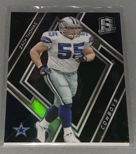 #78/99 2018 Panini Spectra Zach Thomas #46 Blue Prizm Cowboys - Picture 1 of 2