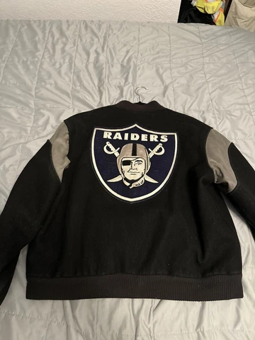Vintage Raiders Jacket Chalk Line Los Angeles Size XL Made in USA Cover