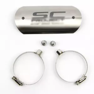 Motorcycle Exhaust Middle Pipe Heat Shield Link Cover Muffler Protector Guard #F - Picture 1 of 10