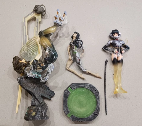 Ghost In The Shell Action Figure Lot Of 3 Cover
