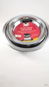 Smart Choice 6-in And 8-in Chrome Drip Bowl For Electric Range - Photo 1/4