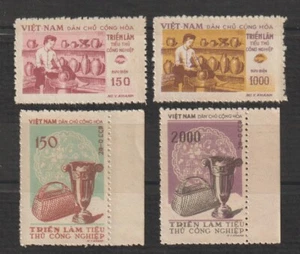 1958 Nordvietnam Briefmarkenmesse Kunsthandwerk, Hanoi Scott # 72-75 postfrisch       - Bild 1 von 1