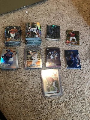 2018 Topps Chrome Refractors Prisms Blue Purple And Some Extras 180 Total - Image 1 of 4