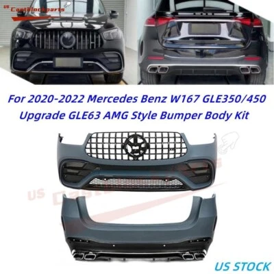 Kit de carrocería para Mercedes Benz GLE350/450 2020-2022 clase W167 actualización a GLE63 Foto 1 de 4