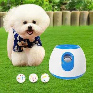 Lanzador de bolas interactivo para perros Lanzador automático de bolas para perros para patios traseros Habitaciones de mascotas - Imagen 1 de 22