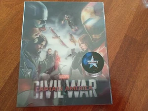 CAPTAIN AMERICA Civil War 3D Blu ray Steelbook - NOVA MEDIA ( NEW ) REG A - Picture 1 of 9