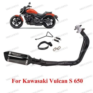 Slip On For Kawasaki Vulcan S 650 Escape Exhaust Front Pipe Exhaust Full System - Picture 1 of 6