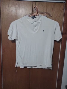 DE COLECCIÓN Polo Ralph Lauren Camisa Para Hombres 2XL Blanco Manga Corta Polo Poni - Imagen 1 de 8