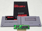 SNES Super Scope 6 *Cartridge & Manual*Tested*Authentic*Free Shipping*
