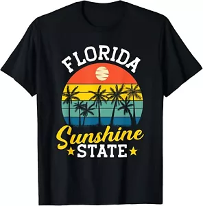 Summer Beach Lover Florida Sunshine State Gift Unisex T-Shirt - Picture 1 of 4