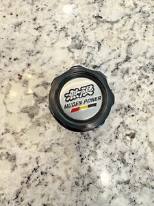 BLACK MUGEN ENGINE OIL CAP HONDA ACURA CIVIC INTEGRA RSX ACCORD CRX S2000 JDM - Picture 1 of 2